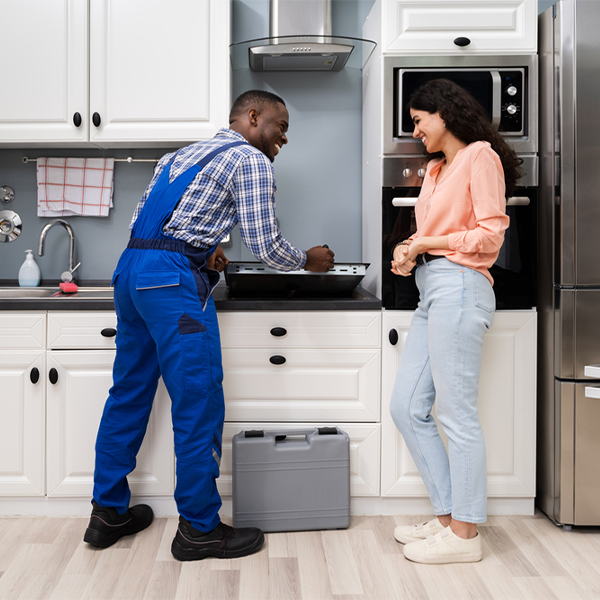 can you provide an estimate for cooktop repair before beginning any work in Lamont